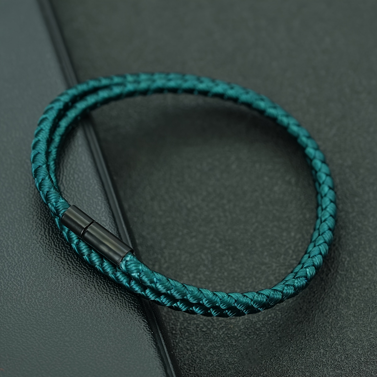 Simple Keel Rope Bangle Bracelet for Men